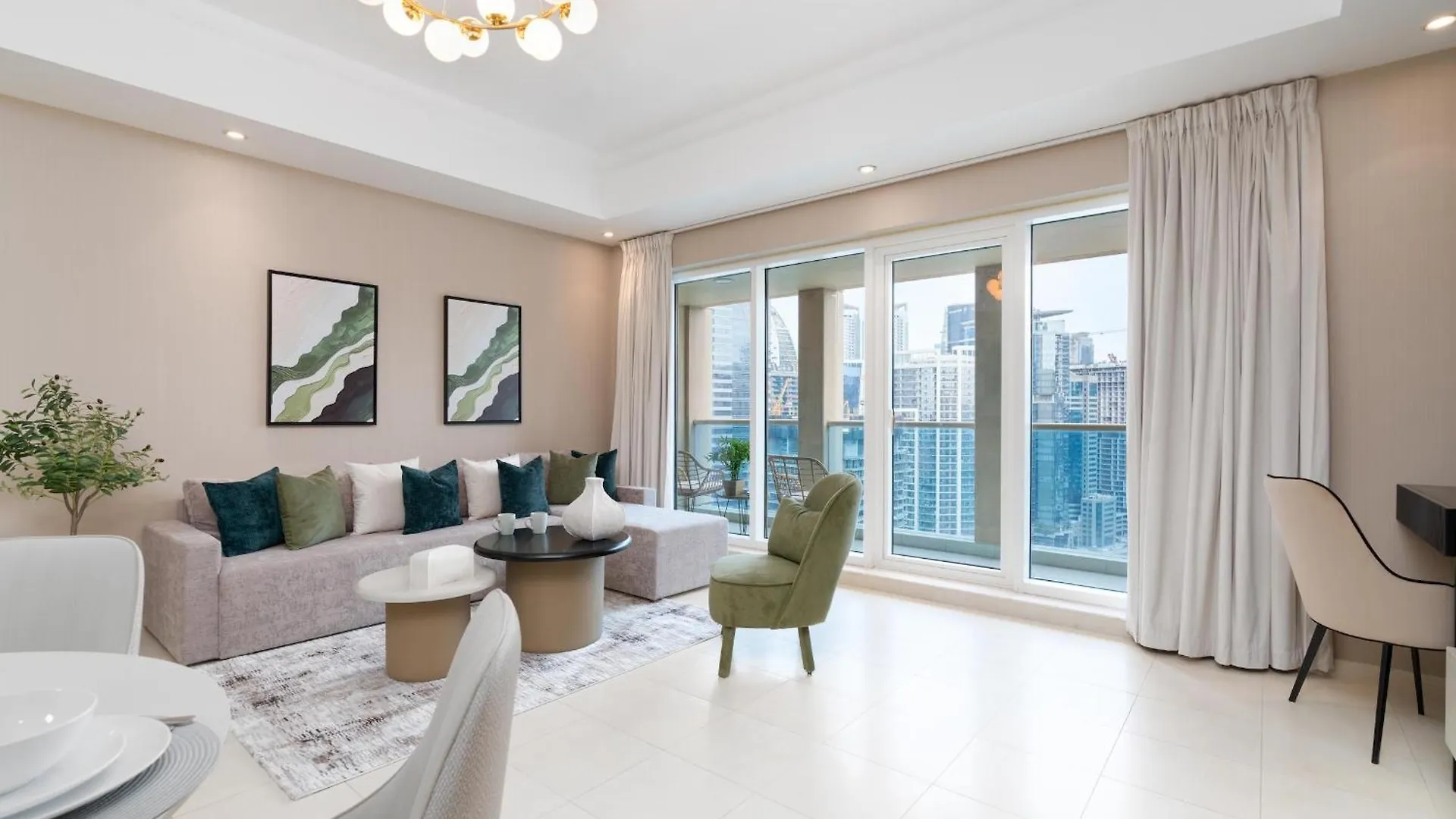 Bnbnova - 1Br - Panoramic Canal & Dubai Skyline View